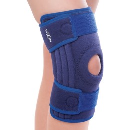 Stabilizator stawu kolanowego z elastycznymi fiszbinami -
