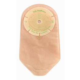 Confidence Natural Advance® – worek urostomijny jednoczęściowy, płytka płaska z otworem do docięcia 13-70 mm, z aloesem