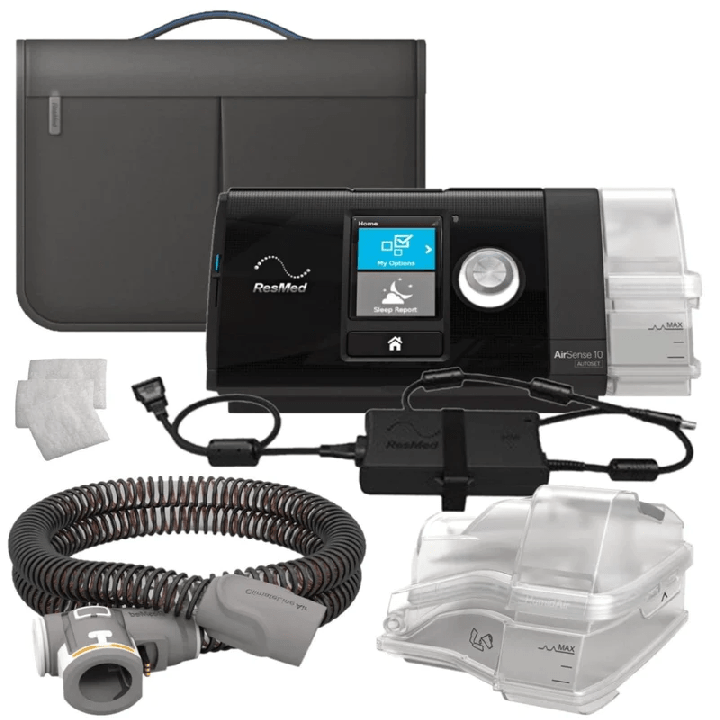 Aparat automatyczny CPAP ResMed AirSense™ 10 AutoSet z nawilżaczem i podgrzewaną rurą
